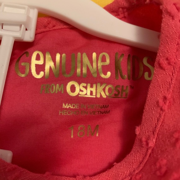 🟢 Genuine Kids Baby Girls Size 18 months New NWT 2 pc pants set - Picture 3 of 5